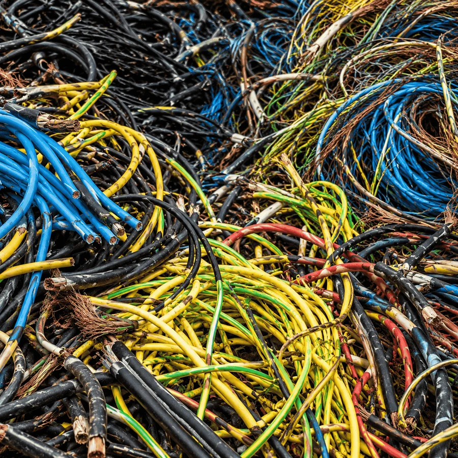 Industrial wire scrap